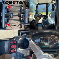 Chargeur télescopique H180T, 800 kg, moteur diesel, 4 roues motrices, hydrostatique, machine compacte de manutention de matériaux en entrepôt