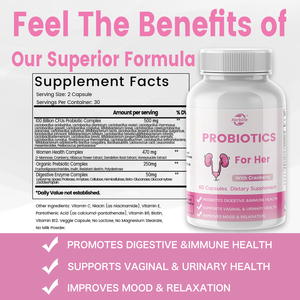 Haccp Nouveau produit Suppléments probiotiques quotidiens Complex Capsules probiotiques pour femmes - Product Image 2