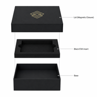 Boîte cadeau rigide personnalisée avec impression, fermeture magnétique, insert en EVA, emballage de luxe pour la vente au détail