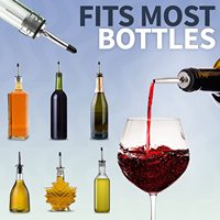 Distributeur de bouteilles en métal de bec verseur en acier inoxydable de haute qualité pour liqueur vin verseur de vitesse d'huile d'olive pour outil de barre