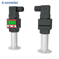AOSHENG IP68 Capteur de pression numérique intelligent avec affichage LCD LED en acier inoxydable 304, sortie 4-20mA, transmetteur précis 0D3131 1