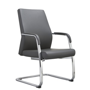 Chaise de bureau en cuir pour salle de conférence, chaise de direction ergonomique, chaise de visiteur pour salle de réunion - Product Image 1