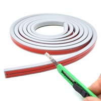 Goulotte de câblage flexible pour bureau et sol avec organisateur de câbles et protection anti-poussière