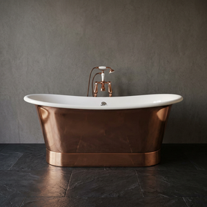 Luxury <b>Bath</b> Tub Hammered Skirted Base Free Standing Hot Selling for Bathroom Use - Indian Home Crafts - Product Image 4