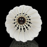 Volant de badminton Huamei GT900 en plumes d'oie, blanc pur, vitesse 76/77, super durable, pour tournois internationaux professionnels