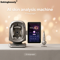 Pelatihan Gratis Dukungan Online Perangkat Analisis Kulit Mesin Penguji Masalah Kulit Wajah untuk Spa Kecantikan