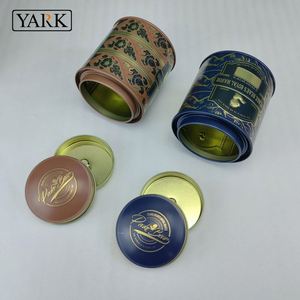Wholesale Customized Round Tea Metal Can Food Grade Empty Tin for Coffee Packaging <b>Tinplate</b> with Custom Logo - Product Image 4