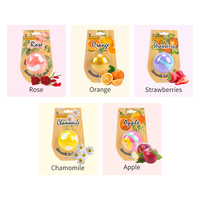 Marque privée Lavande florale Soulagement du stress Bain Fizzies Mini Pâques Peep Naturel Vegan Huile de chanvre Bain de luxe doré pour Bomb Wrap