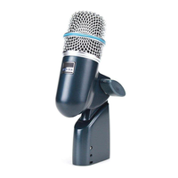 Microphone filaire Beta56A pour batterie, caisse claire et instruments vocaux – Idéal pour les spectacles en direct et les performances sur scène