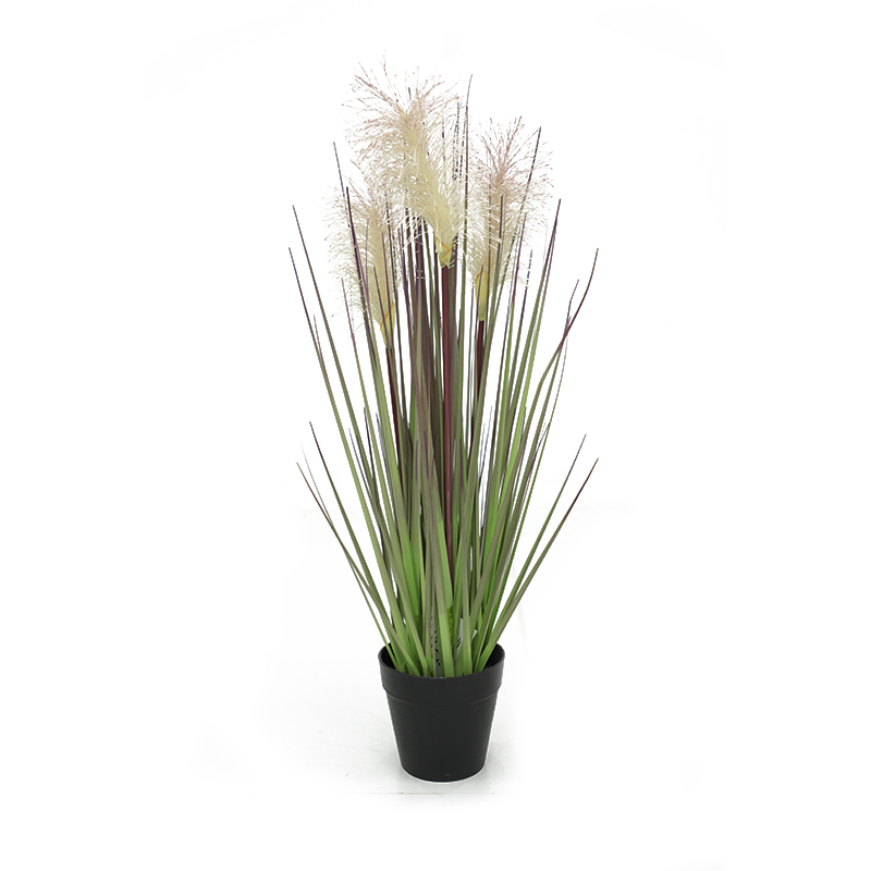 Wholesale Ornamental Plant Real Touch Creativity Leaves Artificial Plant Reed Onion Grass Bonsai Plant