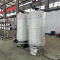 Système de traitement d'eau par osmose inverse (RO) direct usine, 5000 litres par heure, fonctionnement sécurisé pour l'eau de mer, de rivière et de lac