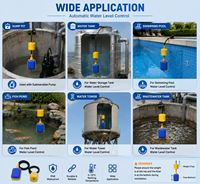 Capteur de niveau de réservoir d'eau à flotteur JNN 2M 3M 5M 10M 220v pour automatisation de piscine