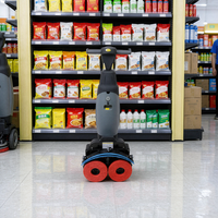 Nettoyeur-sécheur de sols portatif mini, design écologique - Machine de nettoyage de sols sans fil, alimentée par batterie