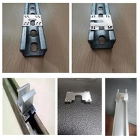 Clip de fixation pour câble de panneau solaire, rondelle de mise à la terre photovoltaïque, acier inoxydable 304, argent naturel, installation économique, solaire