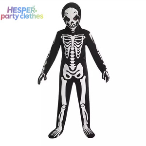 Disfraz de Halloween HESPER para Niños, Esqueleto Verde, Fantasma, Hueso, Cosplay, Gótico, Victoriano, Traje de Fantasma de Escenario, Traje de Fiesta de Una Pieza - Product Image 2