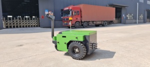 Tractor de Arrastre Manual Verde con Neumáticos y Control de Manillar, Nuevo - Product Image 6
