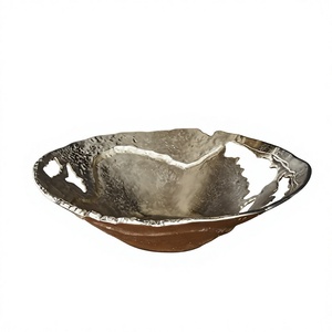 Cuenco de Lujo para Dátiles con Chocolate, Decoración para Ramadán y Eid, Accesorios de Mesa, Diseños y Tamaños Personalizables, Cuenco Metálico para Frutas - Product Image 6