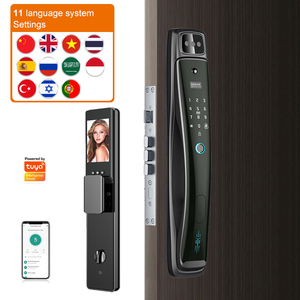 2025新しいスタイルTuya Wifiビデオインターホン3D顔認識指紋ロックインテリジェントドアロックハイエンドスマートドアロック - Product Image 1