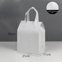 Sac isotherme personnalisé avec logo imprimé, sac de transport non tissé pour restaurant, barbecue, nourriture chaude, café, lait, thé, avec un design élégant