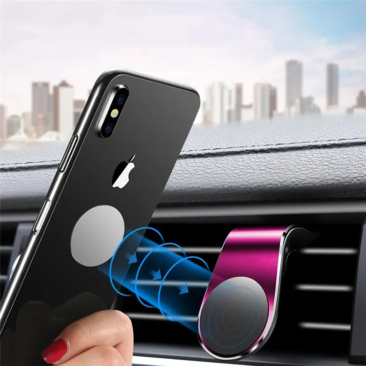 Free sample magnetic car mobile holder air vent mount accessories car gadgets para celular GPS car phone clip