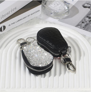 <span class=keywords><strong>Porte</strong></span>-clés de voiture universel en diamant mallette de rangement <span class=keywords><strong>porte</strong></span>-clés en cristal de luxe sac à main portefeuille pour <span class=keywords><strong>BMW</strong></span> Lada Benz <span class=keywords><strong>porte</strong></span>-clés - Product Image 3