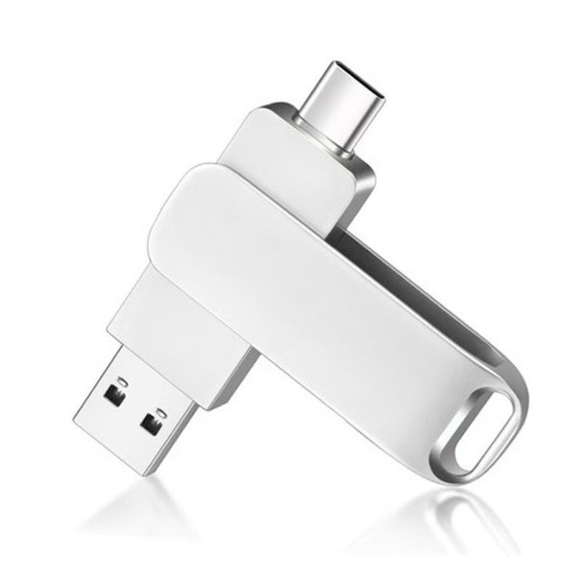 High Speed SSD USB Flash Drive 1TB 2TB, Dual Port Type-C Solid State Pen Drive