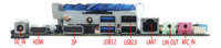 Motherboard Mini ITX H610/H670 QM6100 Mendukung Alder Lake Generasi ke-12-14 Mini CPU Core I7 DDR4 128G 2*LAN 1*MINI_PCIE Interface