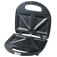 Nouvelle Machine à Sandwich Antiadhésive 2 Tranches 750W, Plaques Amovibles Faciles à Nettoyer, Poignée Isotherme de Qualité Alimentaire, Idéale pour la Cuisine Domestique