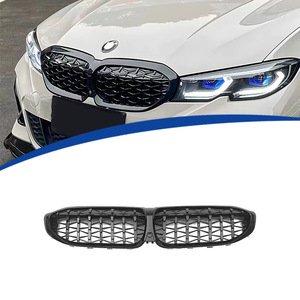 Reemplazo de Parrilla Delantera para BMW Serie 3 G20, Color Negro Brillante y Plateado, para Modelos 2020, 2021 y 2022 - Product Image 4