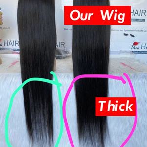 Peluca de Cabello Humano Ondulado Profundo HD, 180% de Densidad, 40 Pulgadas, Cabello Indio con Frente de Encaje Transparente, Cobertura Total - Product Image 3