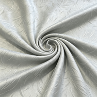 Tissu Jacquard Brocart 100% Polyester Teint, Écologique, Poids Moyen, Largeur 98 pouces, Idéal pour Rideaux et Textiles de Maison - Prix Compétitif