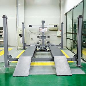 Pont élévateur automobile 4 poteaux robuste de haute qualité 5 tonnes/9000 lb avec entraînement hydraulique pour <span class=keywords><strong>garage</strong></span> et atelier de réparation - Product Image 3