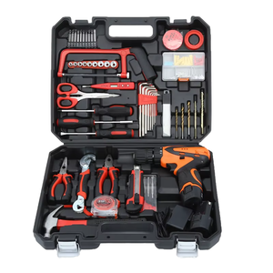 Ensemble d'outils de perçage sans fil 102 pièces, batterie Li-Ion 20V, chargeur, étui souple OEM, kit d'outils de réparation automobile multifonctionnel - Product Image 1