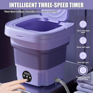 เครื่องซักผ้าขนาดเล็กพกพาแบบพับได้ ขายดี สำหรับเสื้อผ้าเด็ก - Product Image 5