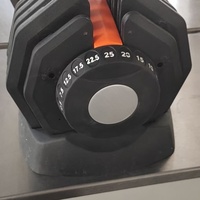 Haltères réglables de 25 kg prêts à être expédiés, ensemble d'haltères réglables, équipement de musculation à domicile, haltères de musculation à domicile réglables