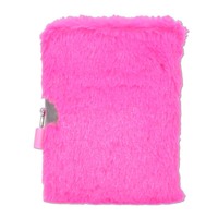 Journal secret en peluche pour filles avec serrure et clé Journal pour filles doux Fournitures scolaires sans danger pour les enfants