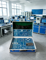 Caja de Entrenamiento PLC Siemens S7-SR40 con Software de Configuración Industrial MCGS para Equipos de Laboratorio de Automatización Universitaria