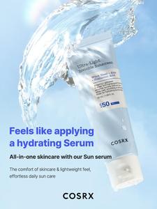 [Pour Afreeca uniquement][COSRX] Crème solaire ultra légère invisible SPF50 PA++++ 50ml pour une protection UV quotidienne avec une finition non collante - Product Image 3
