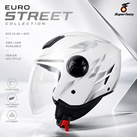 Casque de moto pour jeunes personnalisé, homologué ECE, certifié DOT, casque de moto de luxe pour les trajets urbains quotidiens