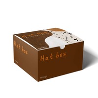 Boîtes d'emballage personnalisées en carton blanc avec fenêtre PVC pour casquettes de baseball, idéales pour la vente, la mode, les voyages et l'expédition de chapeaux