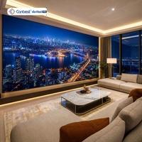 Canbest Pantalla LED 5G 8K de paso ultrafino P0.7 P0.9 P1.2 para cine en casa 600x337.5mm, Micro Video Wall 5G 8K para cine de lujo