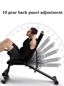 Wellshow deporte peso ajustable Banco plegable de utilidad de ejercicio Banco sentarse en casa pesa <span class=keywords><strong>snd</strong></span> de Banco conjunto - Product Image 3