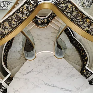 La fabbrica personalizza le scale e la ringhiera delle scale in pietra naturale - Product Image 1