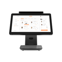Micropos D1 Model 15.6" Windows 10 Pro POS System Intel N95 4GB 128GB SSD Capacitive Touch Terminal for Retail & Supermarket