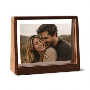 Vintage Inspired Handmade Wooden Eco-Friendly Photo <b>Frame</b> Tabletop Decor Home Office Bedroom Family Photos Special <b>Memory</b> Khadim - Product Image 1