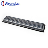 Grilles de distribution d'air en acier galvanisé à double déflection EW HVACR DGD pour conduits spirales, étanchéité sans fuite