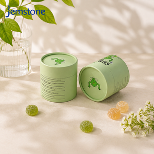 Emballage en tube de carton sur mesure avec revêtement UV, écologique, pour en-cas, bonbons, tube en papier kraft cylindrique pour aliments - Product Image 4