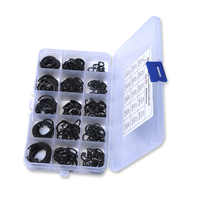 260 Pack Universal Hole Snap Rings Kit - 65Mn Spring Steel Internal Retaining Rings for Mechanical Assembly & Repair