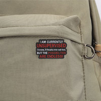 Enam Gaya Pin Enamel Teks Sarkastik Lucu Multiwarna Bros Slogan Cerdas untuk Dekorasi Ransel