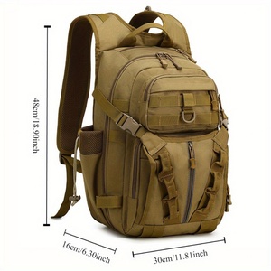 Sac à dos tactique 30L, sac à dos imperméable, bagages de sport, sac à bandoulière, sac d'assaut pour entraînement au combat en plein air, camping, randonnée - Product Image 3